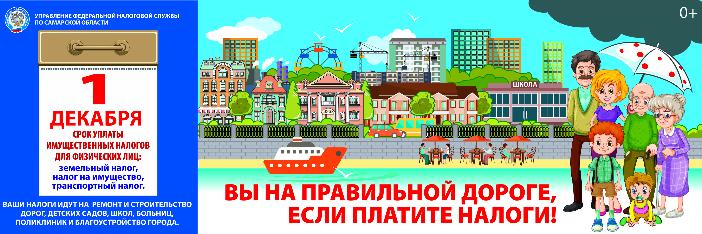1 декабря 2023 срок уплаты имущественных налогов для физических лиц