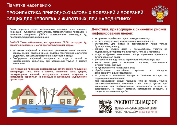 Памятка населению: профилактика природно-очаговых болезней