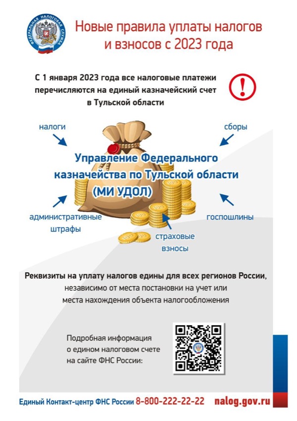 Информация о введении Единого налогового счета (ЕНС)